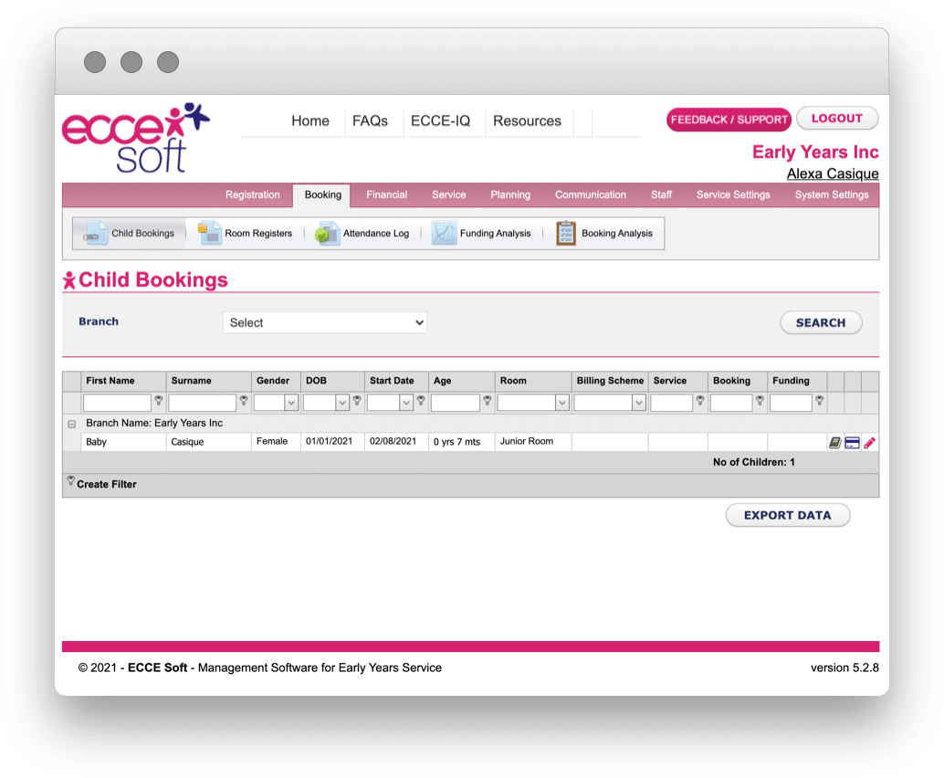 The complete management solution for Early Years’ Service Providers