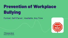 Prevention of Workplace Bullying