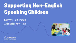 Supporting Non-English Speaking Children