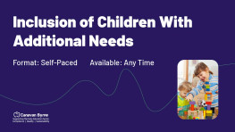 Inclusion of Children With Additional Needs