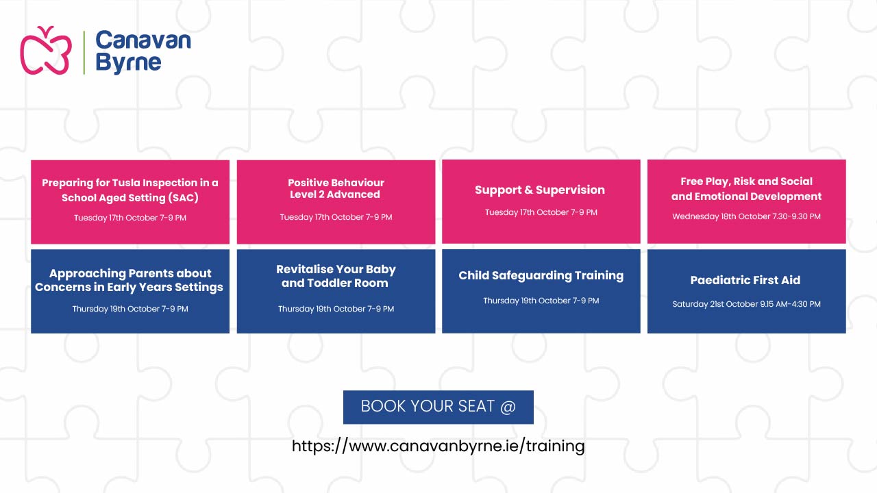 Empowering training sessions for Early Years Settings professionals.