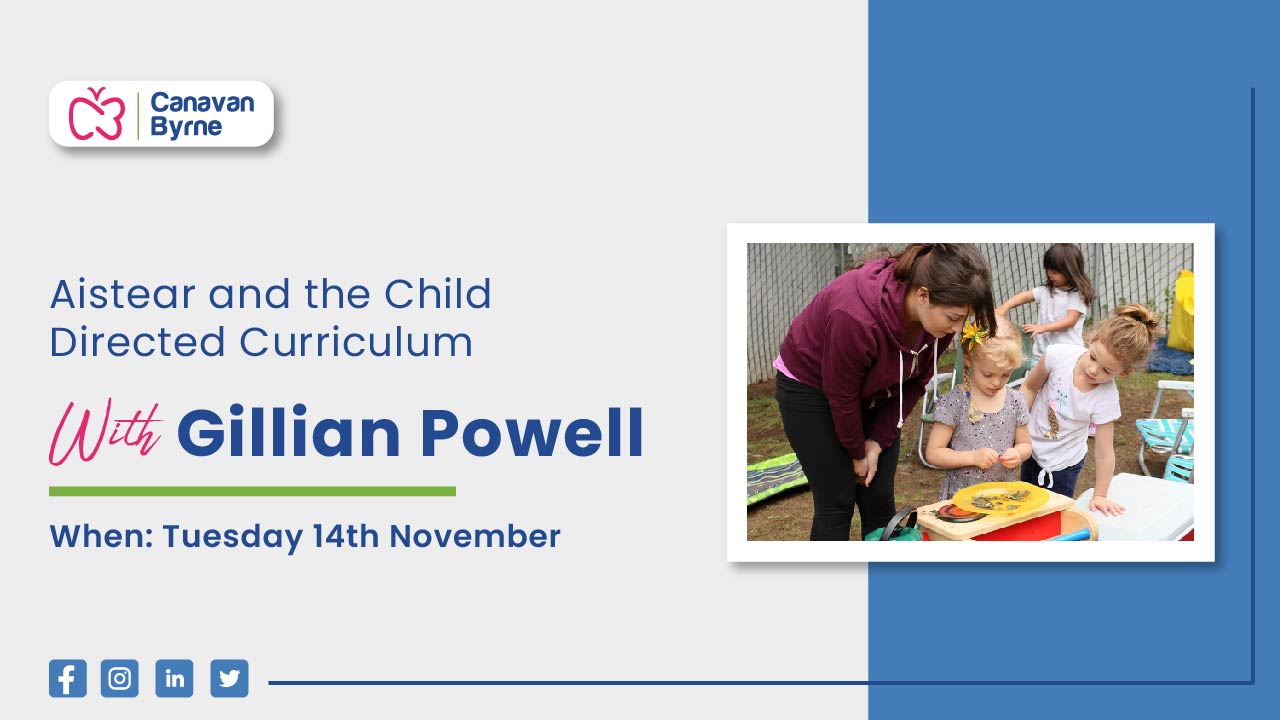 Educators exploring dynamic ideas in the Aistear Curriculum Webinar for Early Years Education.