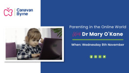 Dr. Mary O’Kane providing guidance on parenting in the online world.